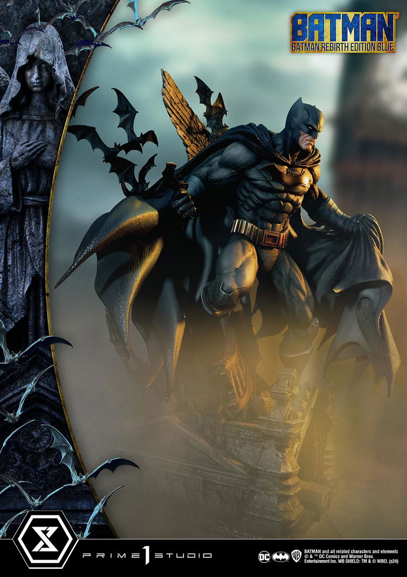 Ultimate Premium Masterline Batman (Comics) 1/4 Scale Statue: Batman Rebirth Edition (Blue) image 3