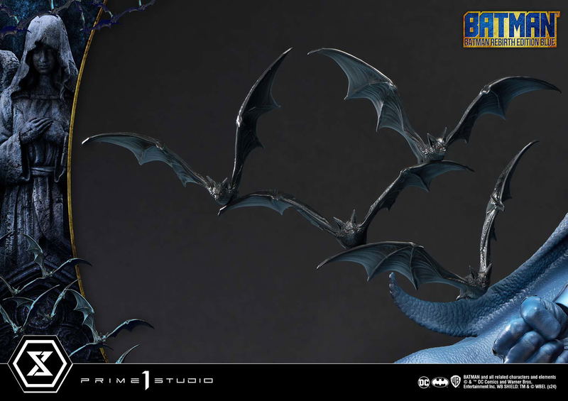 Ultimate Premium Masterline Batman (Comics) 1/4 Scale Statue: Batman Rebirth Edition (Blue) image 33