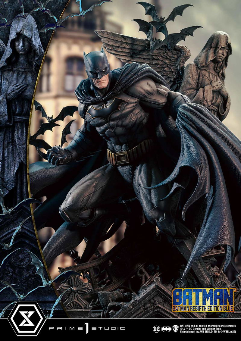 Ultimate Premium Masterline Batman (Comics) 1/4 Scale Statue: Batman Rebirth Edition (Blue) image 7