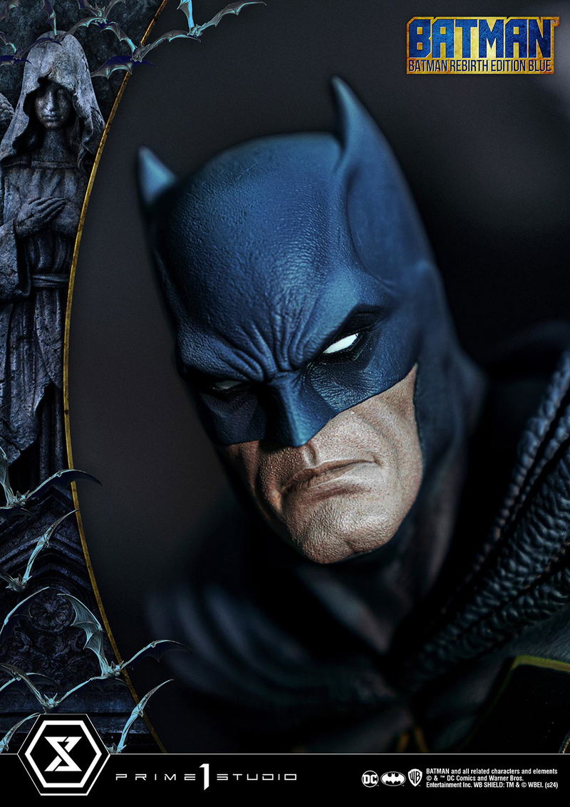 Ultimate Premium Masterline Batman (Comics) 1/4 Scale Statue: Batman Rebirth Edition (Blue) image 9