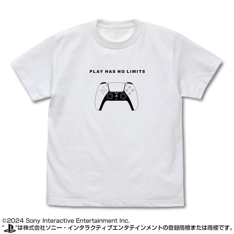 PlayStation - T-shirt For PlayStation 5 DualSense Wireless Controller (White | Size M) image 2