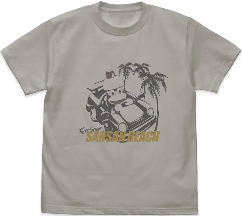 Ape Escape - Piposaru Drive T-shirt (Light Gray | Size S) image 1