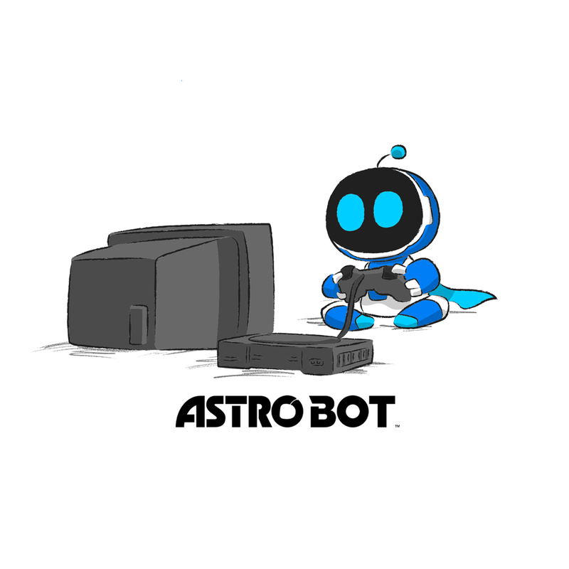 Astro Bot - Astro Bot T-shirt (White | Size M) image 2