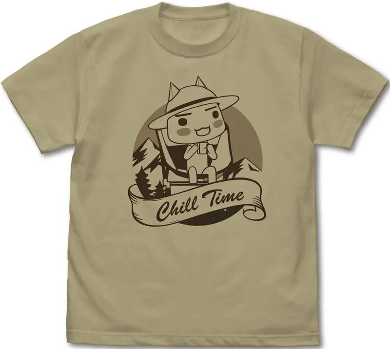 Doko Demo Issyo - Toro T-shirt Chilling Camp Ver. (Sand Khaki | Size XL) image 1