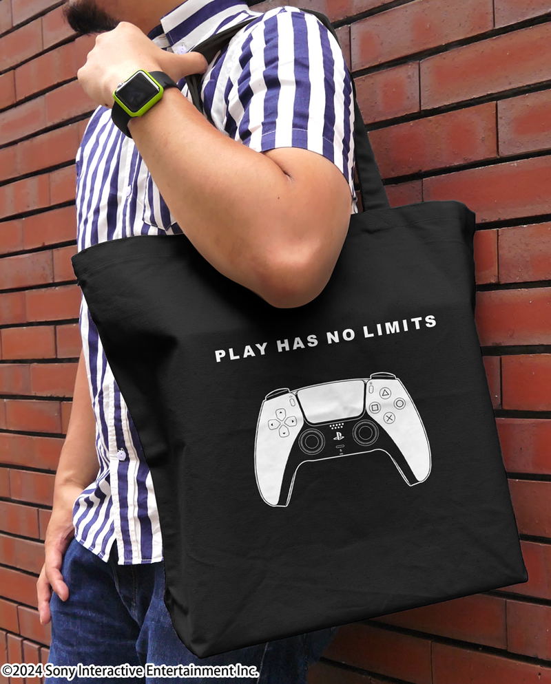 PlayStation - Large Tote For PlayStation 5 DualSense Wireless Controller (Black) image 2