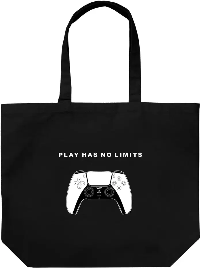 PlayStation - Large Tote For PlayStation 5 DualSense Wireless Controller (Black) image 1