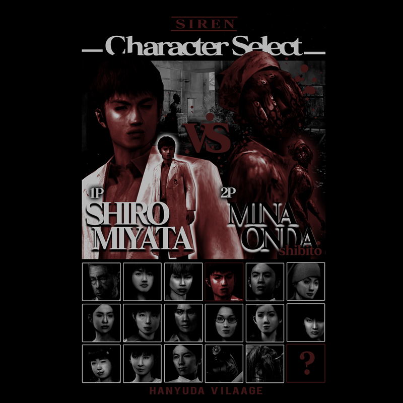 Siren - Siren Character Select T-shirt (Black | Size L) image 2