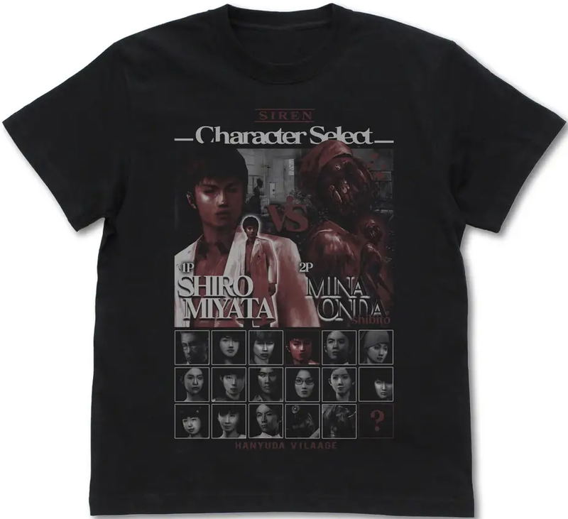 Siren - Siren Character Select T-shirt (Black | Size M) image 1