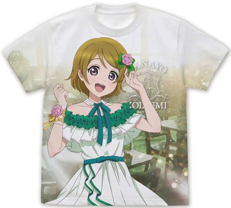 Love Live! - Original Illustration Of Koizumi Hanayo Full Graphic T-shirt Party Dress 2024 Ver. (White | Size XL) image 1