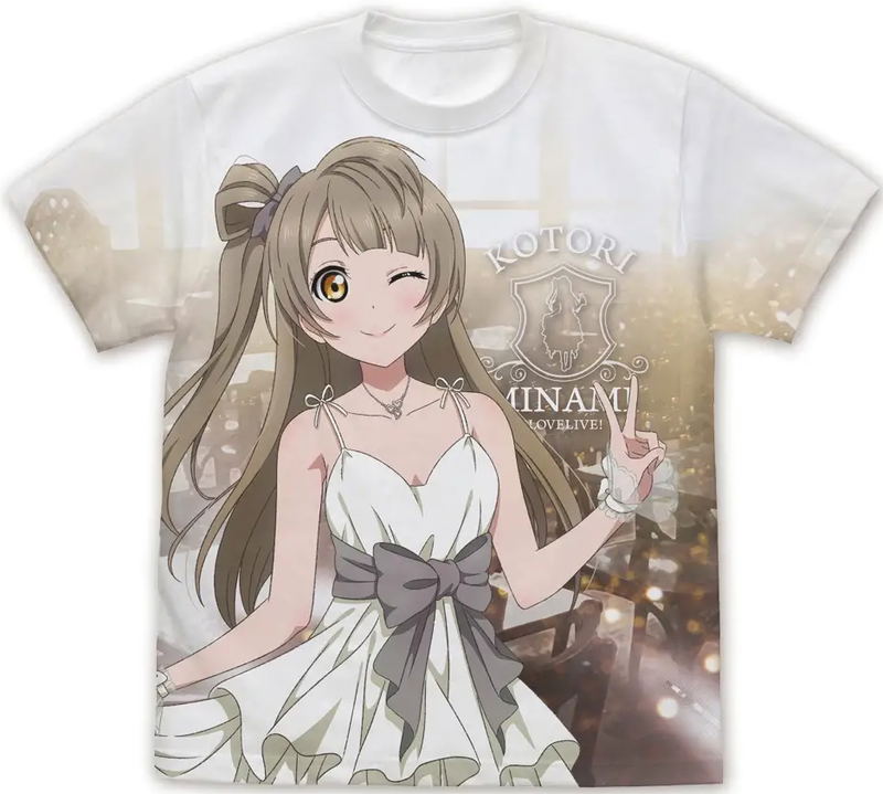 Love Live! - Original Illustration Of Minami Kotori Full Graphic T-shirt Party Dress 2024 Ver. (White | Size M) image 1