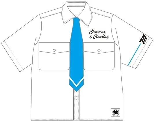 ブルーアーカイブ　C&Cモチーフ ワークシャツ Blue Archive C&C Motif Work Shirt