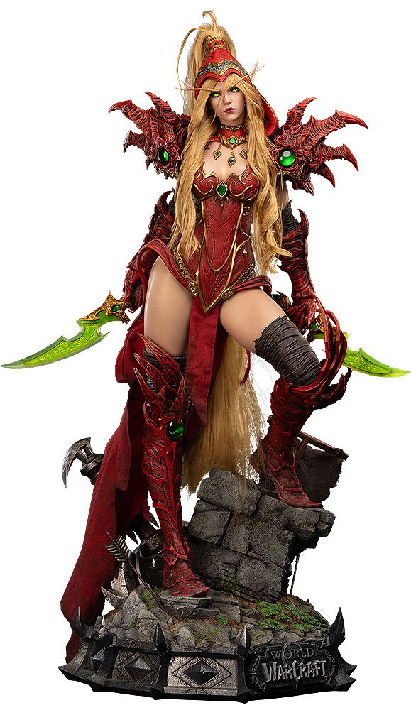 Infinity Studio x Blizzard Entertainment World of Warcraft 1/3 Scale Pre-Painted Figure: Valeera Sanguinar image 1