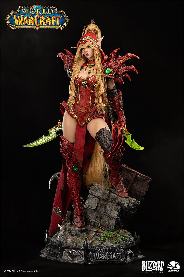 Infinity Studio x Blizzard Entertainment World of Warcraft 1/3 Scale Pre-Painted Figure: Valeera Sanguinar image 3