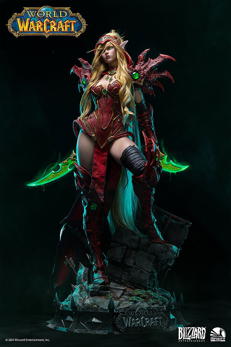 Infinity Studio x Blizzard Entertainment World of Warcraft 1/3 Scale Pre-Painted Figure: Valeera Sanguinar image 6