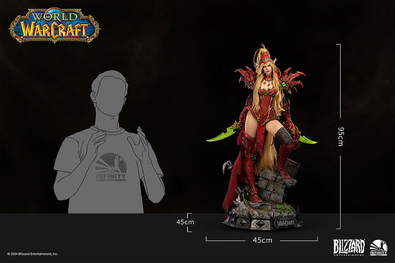 Infinity Studio x Blizzard Entertainment World of Warcraft 1/3 Scale Pre-Painted Figure: Valeera Sanguinar image 8