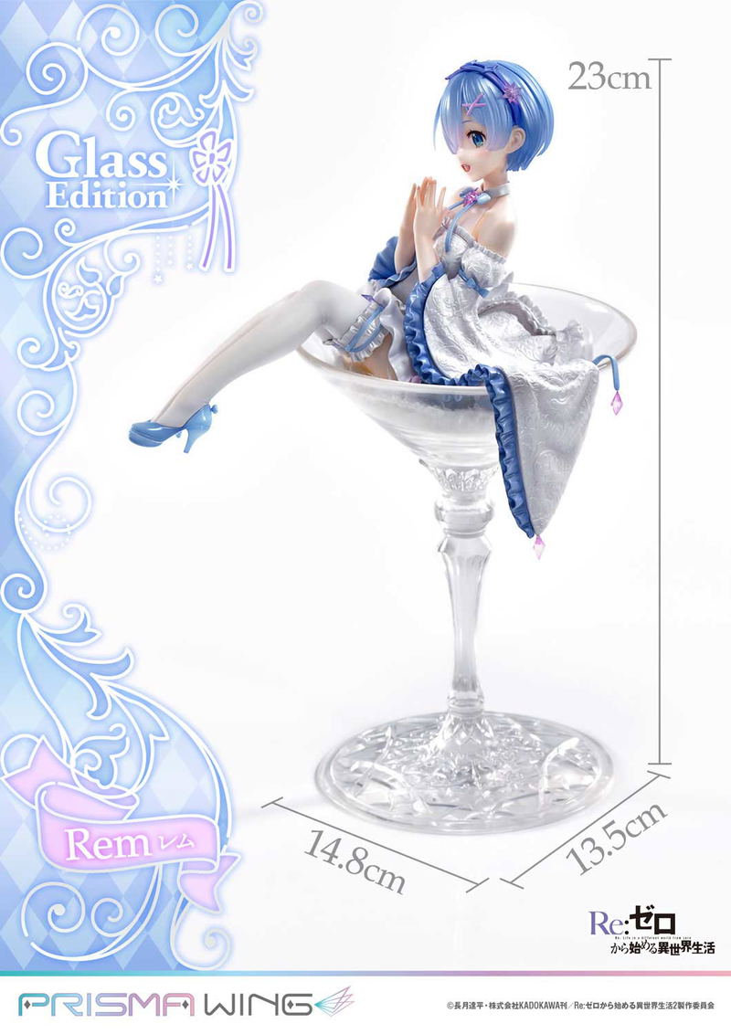 Prisma Wing Re:Zero kara Hajimeru Isekai Seikatsu 1/7 Scale Pre-Painted Figure: Rem Glass Edition image 18