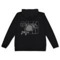 Frieren: Beyond Journey's End - Frieren Eaten By Mimic Thin Dry Hoodie (Black | Size XL) thumbnail 2
