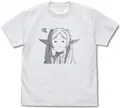 Frieren: Beyond Journey's End - Frieren Face T-shirt, Very Displeased Face Version (White | Size S) thumbnail 1
