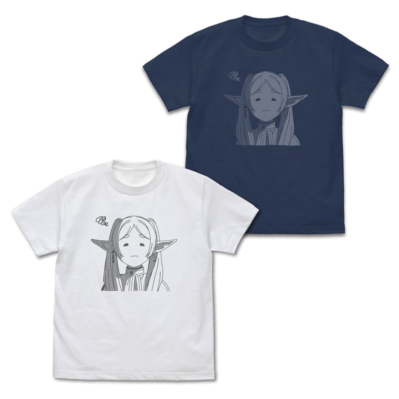 Frieren: Beyond Journey's End - Frieren Face T-shirt, Very Displeased Face Version (Slate | Size S) image 3