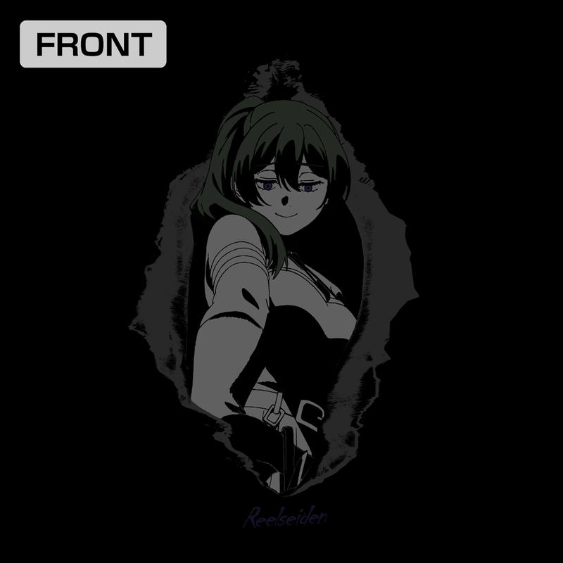 Frieren: Beyond Journey's End - Ubel's Magic To Cut Almost Anything T-shirt (Black | Size L) image 2