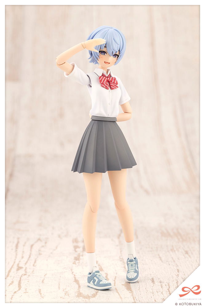 Sousai Shojo Teien 1/10 Scale Plastic Model Kit: Nijimura Eimi Ryobu High School Summer Clothes image 3