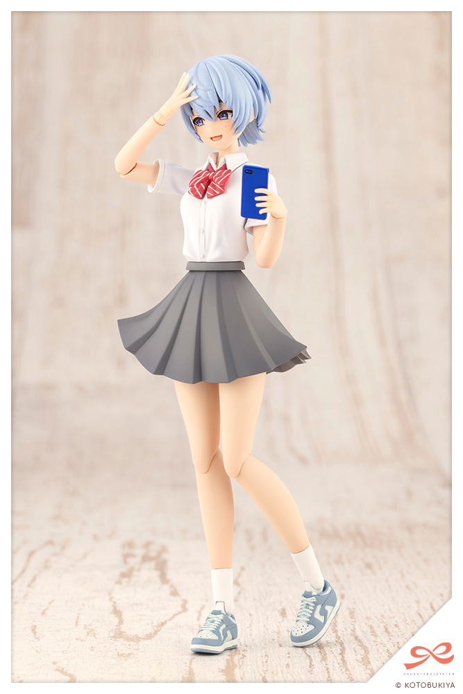 Sousai Shojo Teien 1/10 Scale Plastic Model Kit: Nijimura Eimi Ryobu High School Summer Clothes image 5
