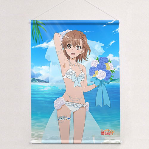 A Certain Scientific Railgun T Original Illustration B2 Tapestry Misaka Mikoto / Wedding Swimwear W Suede image 2