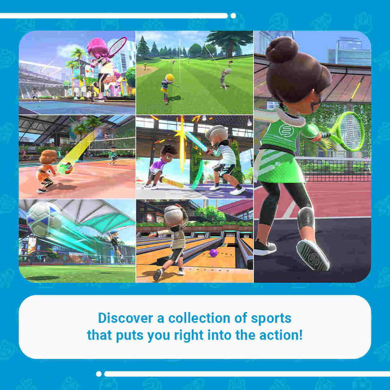 Nintendo Switch (Neon Red/Neon Blue) Switch Sports Set + 12 Months NSO image 5