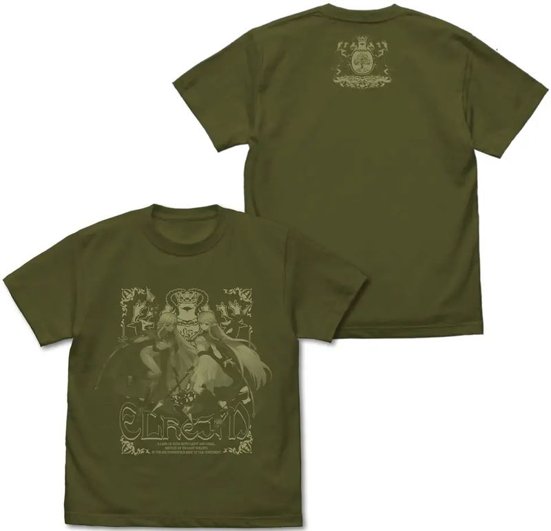 Unicorn Overlord - Elheim Elf Sisters T-shirt (Moss | Size L) image 1