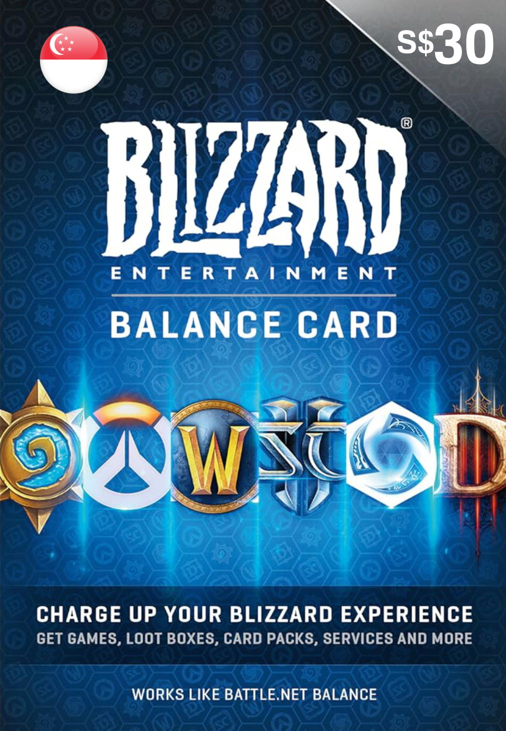Blizzard Gift Card (SGD 30) | Singapore Account digital — Import Game Deal