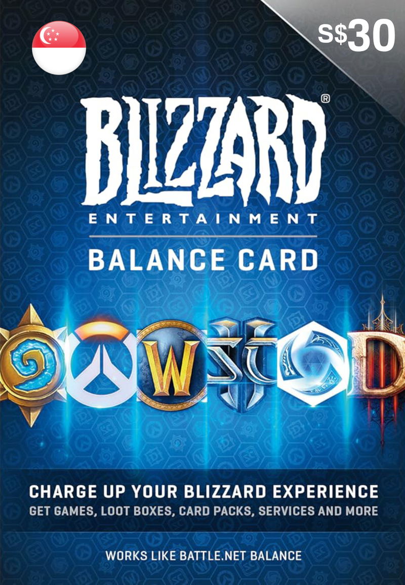 Blizzard Gift Card (SGD 30) | Singapore Account <span class="ext ext_digital">digital</span> image 1