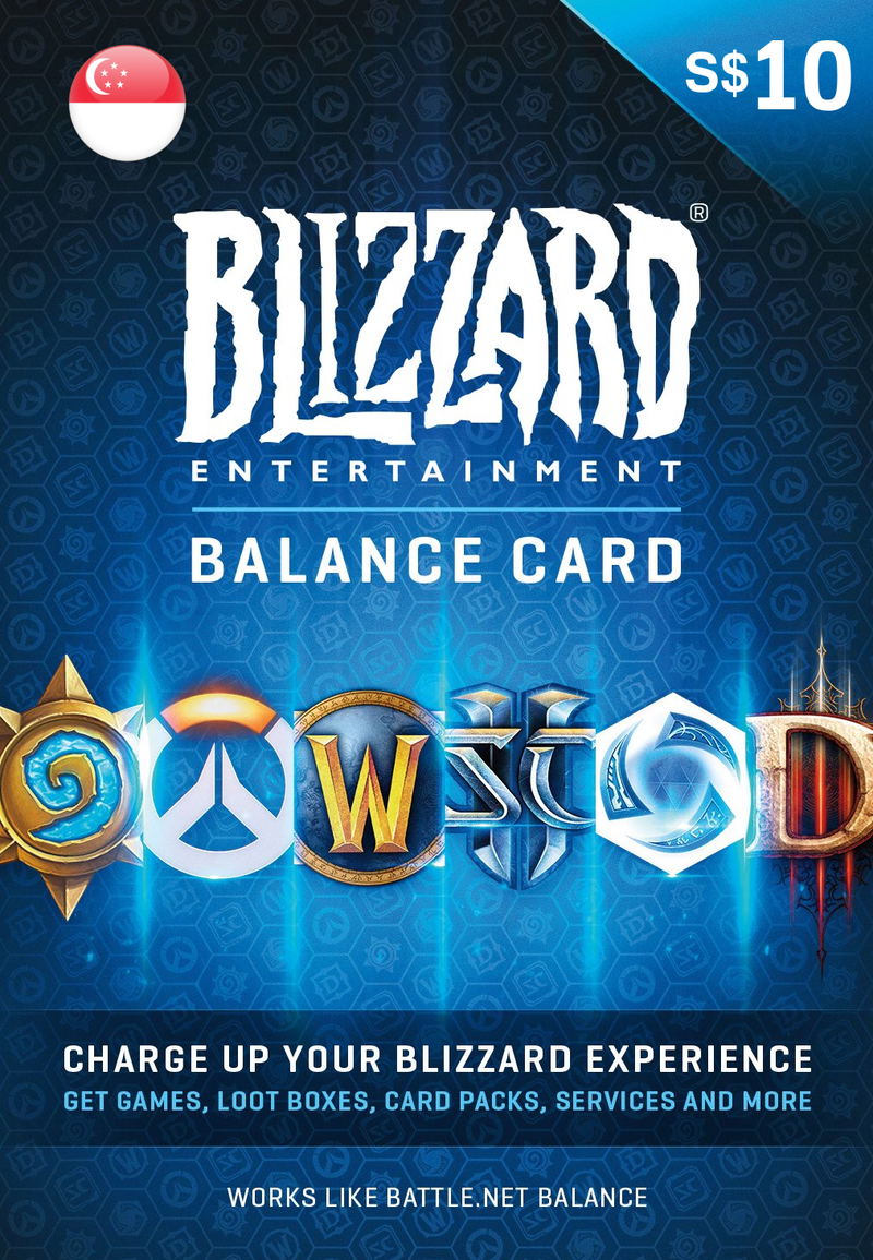 Blizzard Gift Card (SGD 10) | Singapore Account <span class="ext ext_digital">digital</span> image 1