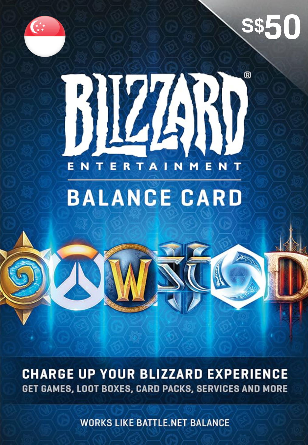 Blizzard Gift Card (SGD 50) | Singapore Account digital for Windows
