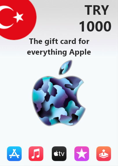 Apple Gift Card 1000 TRY | Turkey Account <span class="ext ext_digital">digital</span> image 1