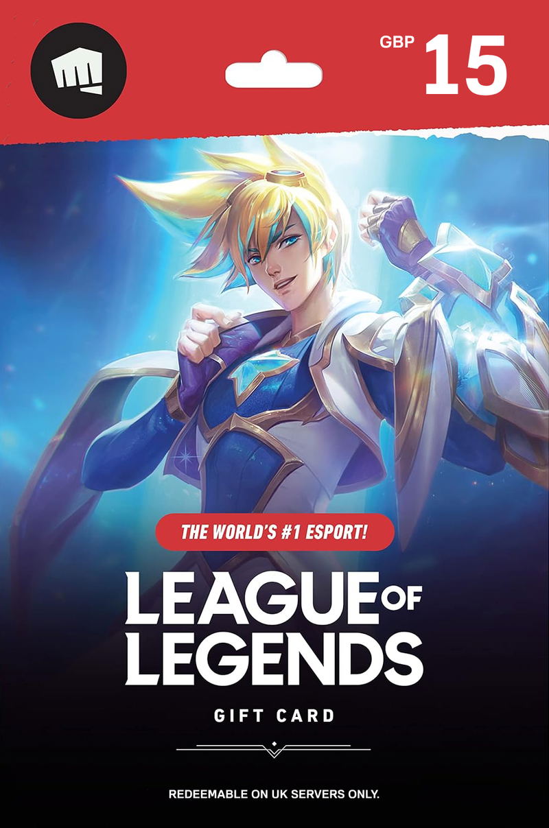 League of Legends Gift Card 15 GBP | UK Account Only <span class="ext ext_digital">digital</span> image 1