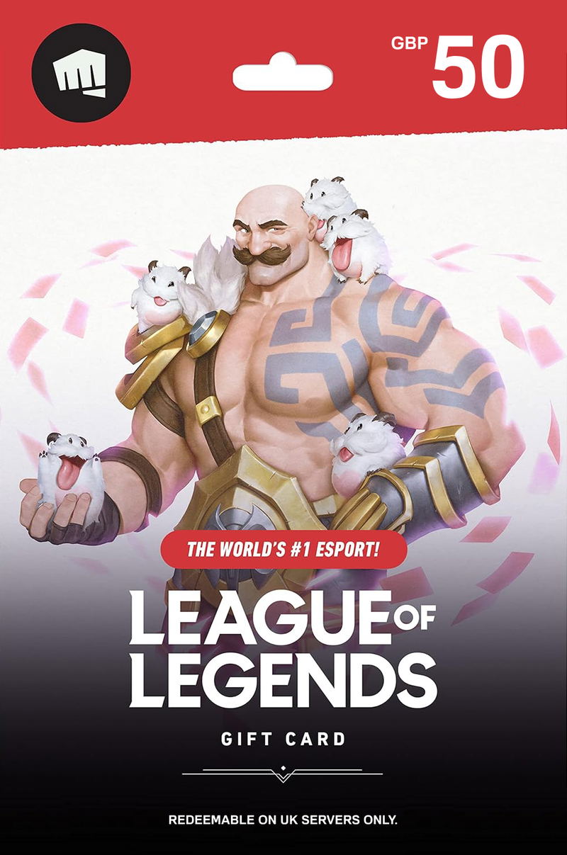 League of Legends Gift Card 50 GBP | UK Account Only <span class="ext ext_digital">digital</span> image 1