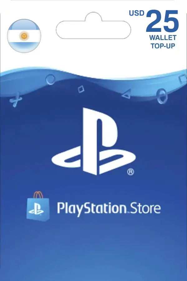 PSN Card 25 USD | Playstation Network Argentina digital for PS4, PSVR, PS4 Pro, PS5, PS5 Pro, PS5