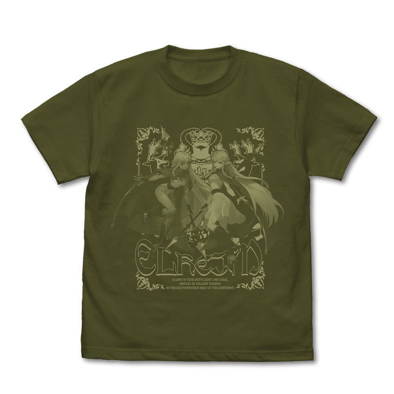Unicorn Overlord - Elheim Elf Sisters T-shirt (Moss | Size XL) image 2