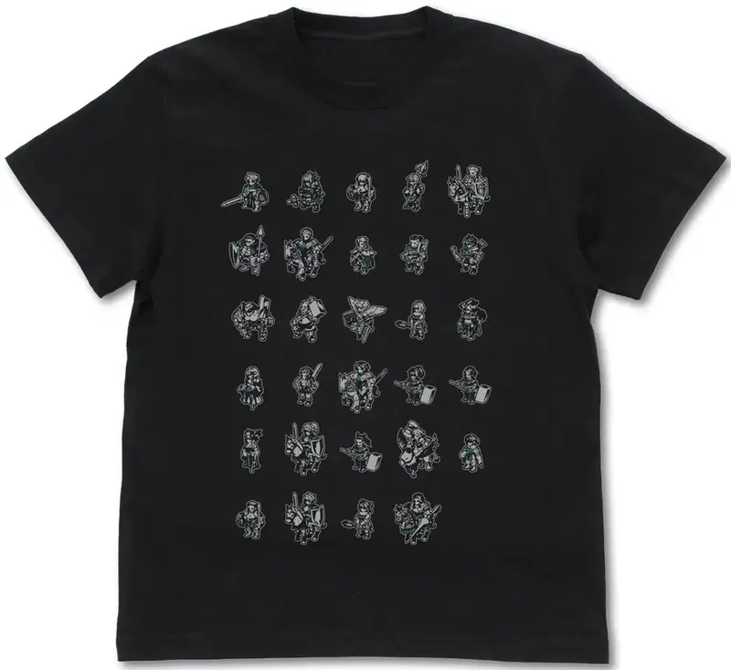 Unicorn Overlord - Kingdom Of Cornia 2D Character T-shirt (Black | Size S) image 1