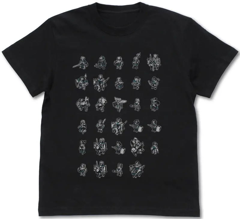 Unicorn Overlord - Kingdom Of Cornia 2D Character T-shirt (Black | Size L) image 1