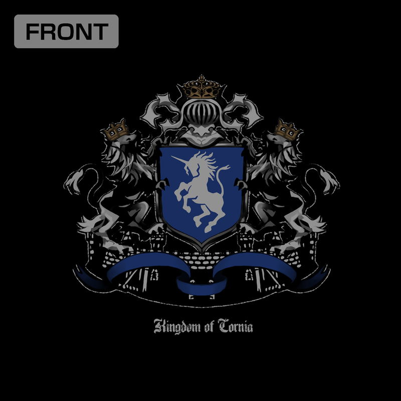 Unicorn Overlord - Kingdom Of Cornia T-shirt (Black | Size S) image 2