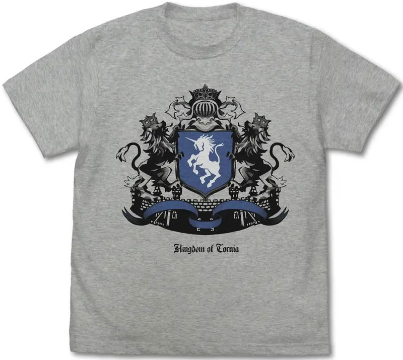 Unicorn Overlord - Kingdom Of Cornia T-shirt (Mix Gray | Size XL) image 1