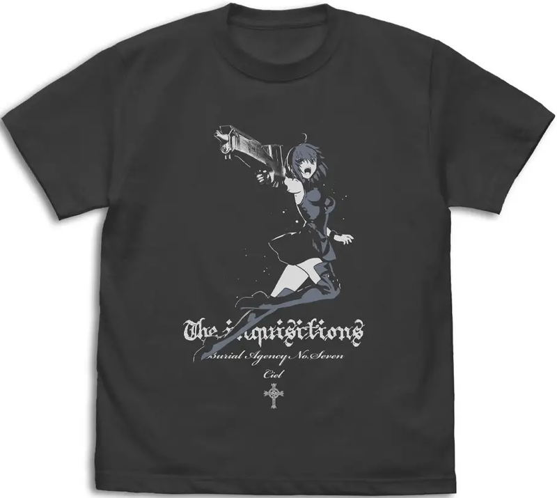 Tsukihime -A Piece Of Blue Glass Moon- Ciel T-shirt Inquisition Ver. (Sumi | Size M) image 1