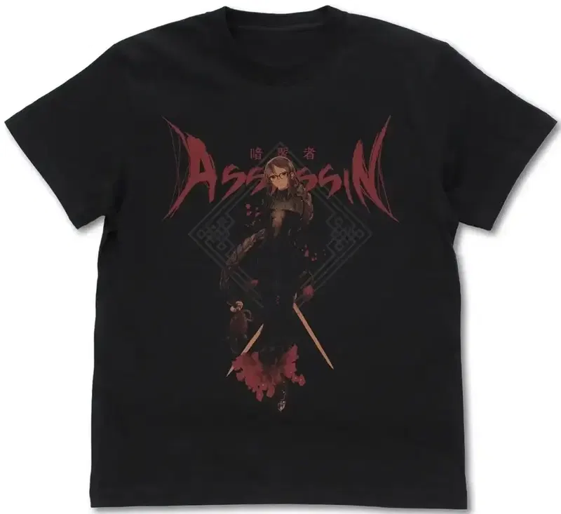 Fate/Grand Order - Assassin/Yubijin T-shirt Heroic Spirit Summon Ver. (Black | Size S) image 1