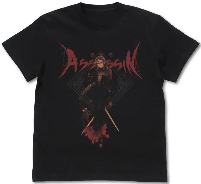Fate/Grand Order - Assassin/Yubijin T-shirt Heroic Spirit Summon Ver. (Black | Size L) image 1