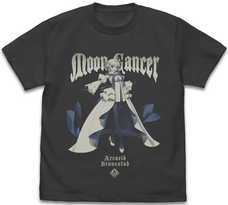 Fate/Grand Order - Moon Cancer/Arcueid Brunestud T-shirt Heroic Spirit Summon Ver. (Sumi | Size XL) image 1