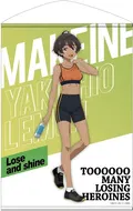 Makeine: Too Many Losing Heroines! - Original Illustration Of Yakishio Lemon B2 Tapestry Running Wear Ver. thumbnail 1