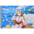 Spice And Wolf: Merchant Meets The Wise Wolf Original Illustration B2 Tapestry Holo In Port Town thumbnail 3