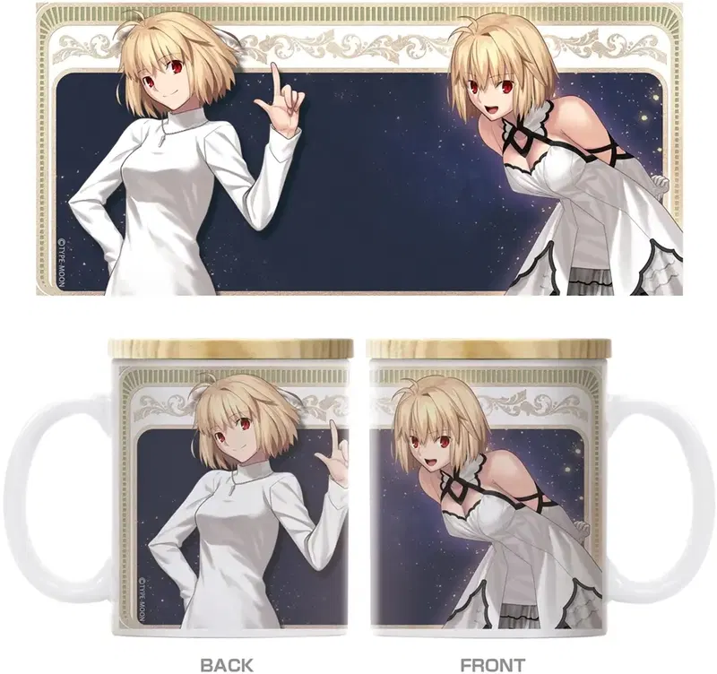 Tsukihime -A Piece Of Blue Glass Moon- Arcueid Brunestud Full Color Mug With Lid image 1