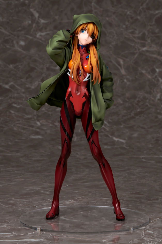 Evangelion 3.0+1.0 Thrice Upon a Time 1/7 Scale Pre-Painted Figure: Shikinami Asuka Langley Hoodie Ver. image 2